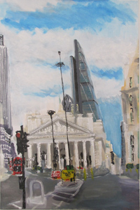 Bank - 36inx24in Pinta Rapido 