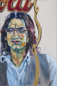 Coke Mirror - Self portrait 36inx24in